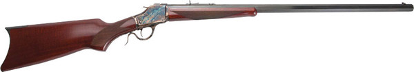 Cimarron 1885 Deluxe 38-55 Blued Pistol Grip - 30" Octagon Barrel
