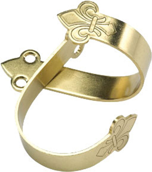 Curved Brass Gun Hangers with Felt Lining for Traditions Firearms