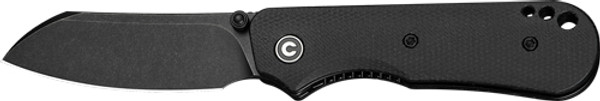 CIVIVI Crabby 2.7" Black Canvas Micarta Stonewash Knife