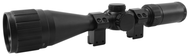 BSA AIR412X44A Matte Black 4-12x44mm AO Scope with Illuminated Red/Green Mil-Dot Reticle