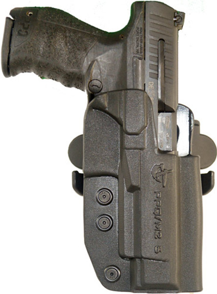 Comp-Tac International RH OWB Belt/Paddle Holster for Walther PPQ M2 5" Black