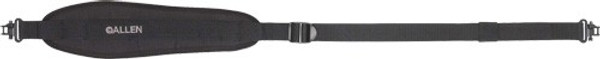 Black Neoprene Padded Allen Gunnison Sling with Swivels