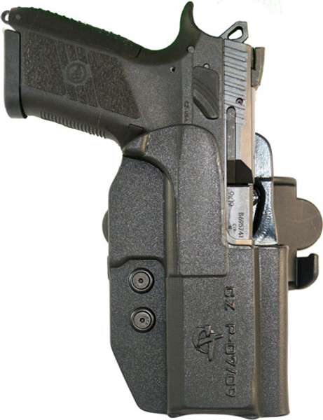 Comp-Tac International RH OWB Belt/Paddle Holster for CZ P07/09 - Black