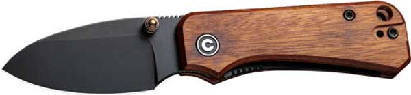 CIVIVI Baby Banter 2.34" Wood/Black Stonewash Linerlock Knife