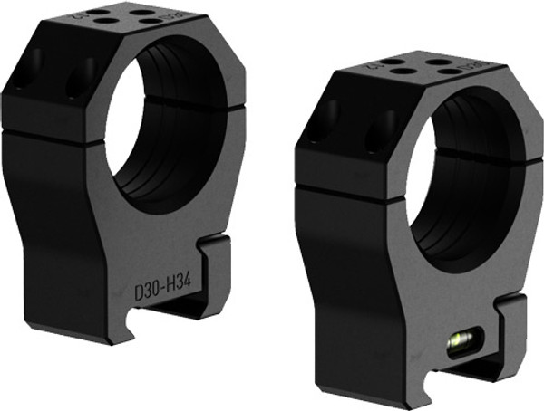 Medium Black Audere Scope Rings PSR 30mm