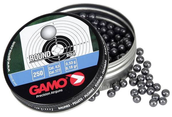 Gamo Roundball .177 Caliber Lead Pellets - 250 Count Tin