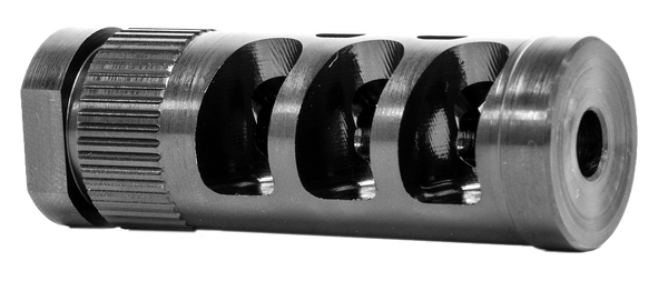GrovTec G-Comp Muzzle Compensator for .223 Caliber, Black Nitride Steel, 1/2"-28 Threads