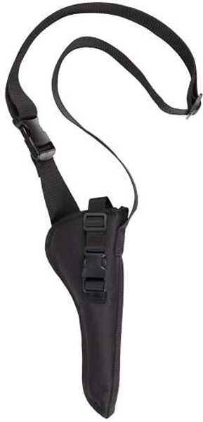 Black Nylon Bandolier Holster for 6.5-8" Barrel Revolvers, Right Handed