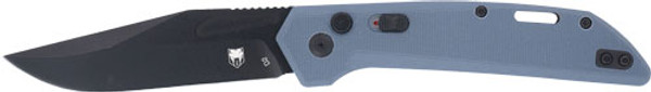 CobraTec Naja 3.5" D2 Slate Grey Side Button Automatic Knife