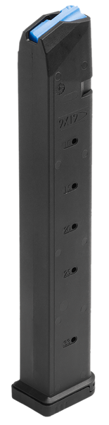 Leapers RBTGL933 33rd 9mm Glock Magazine Black Polymer/Steel