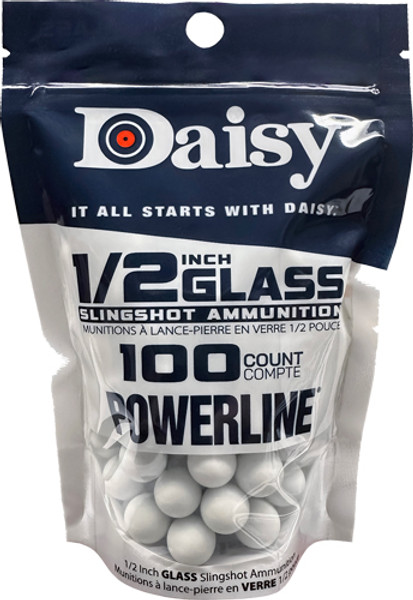 1/2" Glass Slingshot Ammo - 100 Count Pack