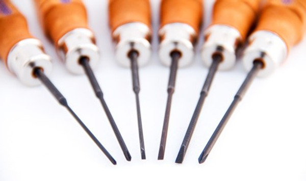 6-Piece Grace USA Micro Screwdriver Set