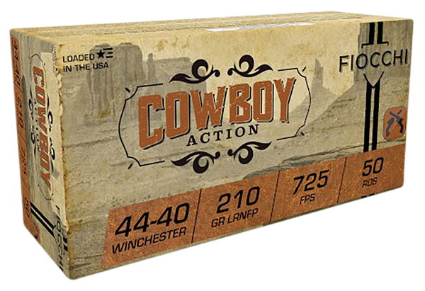 Fiocchi 4440CA Cowboy Action .44-40 Win 210gr LRNFP 50/Box