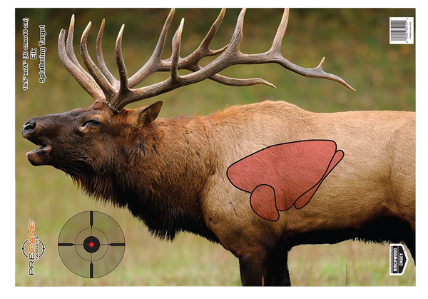 Birchwood Casey Pregame Elk Paper Target 16.5" x 24" - Pack of 3