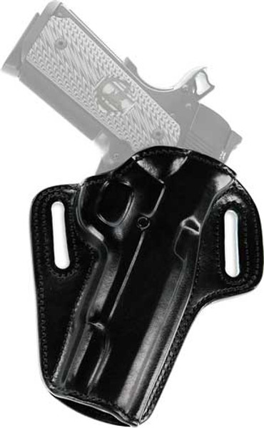 Galco Concealable Belt Holster for 4" 1911 in Black Leather