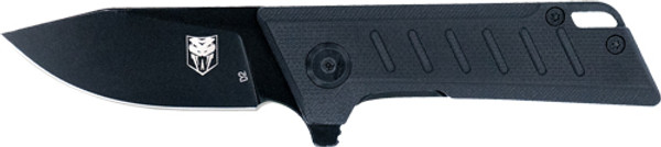 CobraTec Small Riptide Folder with 2" Black D2 Blade