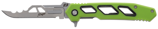 Schrade Isolate Enrage 7 Folding Scalpel with Green Carbon Fiber Handle and Blade Removal Kit