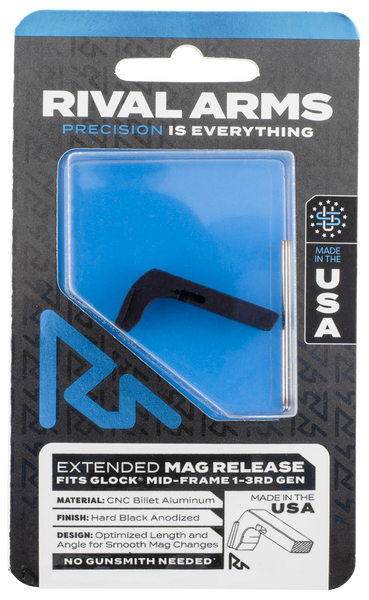 Extended Magazine Release for Glock Gen3 (Excluding 21SF) - Black Anodized Aluminum