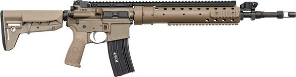 BCM MK12 MOD-0 5.56 NATO Rifle with 18" Barrel and 30-Round Magazine in FDE