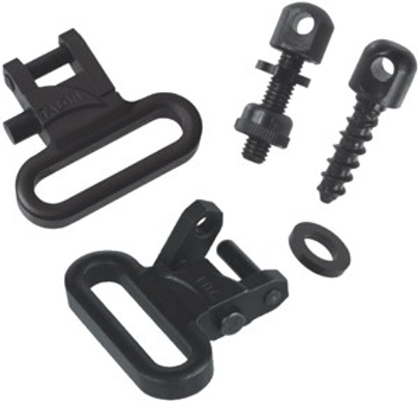 Quick Release Steel Blacktoc Talon 1" Swivels & Screw Set