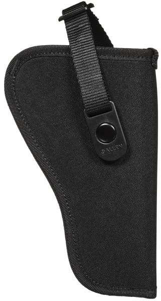 Allen 44802 Cortez Black Polyester OWB Holster for Medium-Large DA Revolver, Right Hand, Adjustable Strap & Belt Loop, Size 02