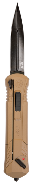 Smith & Wesson M&P OTF Knife with 3.50" Spear Point Blade and Dark Earth Handle