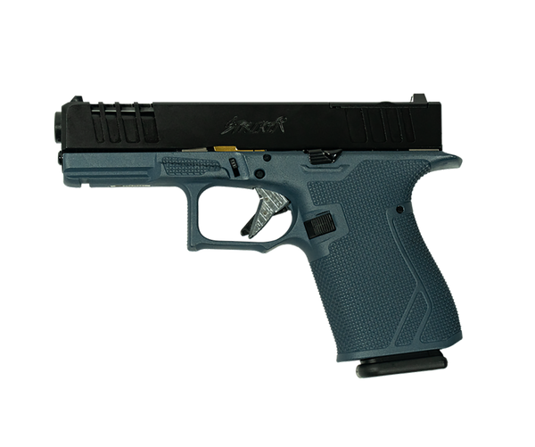 Great Lakes Firearms GL19BLU 9mm Pistol with Cerakote Blue Titanium Finish and 15+1 Capacity