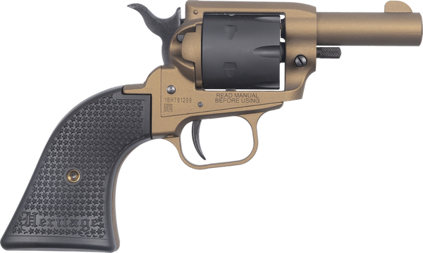 Heritage Mfg BK22A2 Barkeep .22 LR Revolver - Burnt Bronze Finish, Black Accents