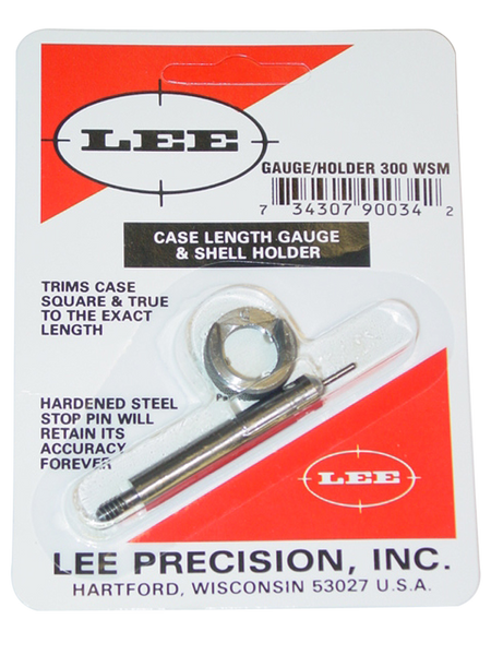 Lee Precision 300 WSM Case Length Gauge, Silver Steel 90034