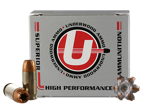 Underwood Ammo 334: 45ACP+P 230gr JHP, 20/Box, 10/Case