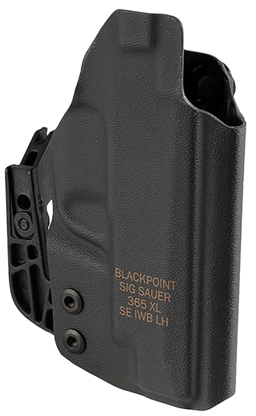 Sig Sauer P365XL Left-Handed IWB Holster with Belt Clip - Black Polymer