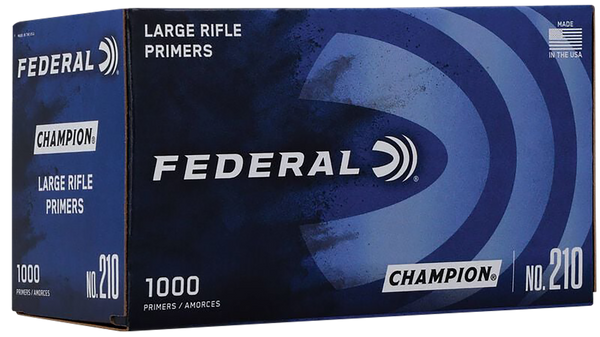 Federal 210 Champion Large Rifle Multi Caliber - 1000 Rounds Per Box, 5-Case Pack
