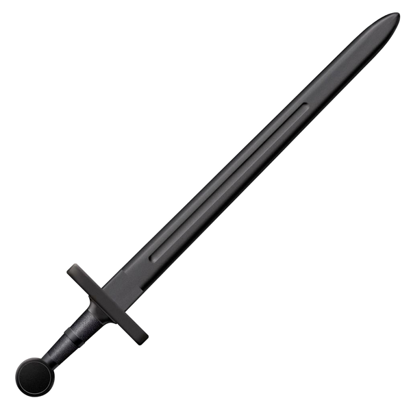 Cold Steel Medieval Training Sword with Black Polypropylene Blade and Handle