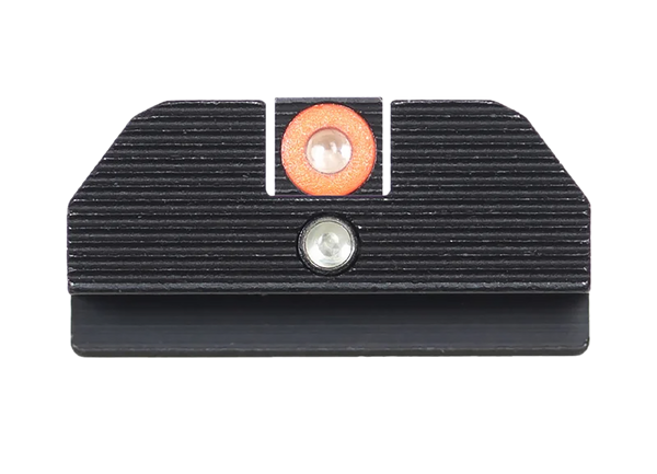 Night Fision Accur8 Tritium Sights for Glock 17/19 - Green/Orange Front, Green/Black Rear