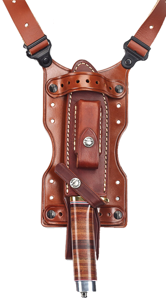 Galco SHU Shuka Tan Leather Over-The-Shoulder Knife Holder