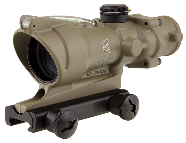 Trijicon ACOG 4x32mm FDE Chevron Reticle Scope TA31D100313