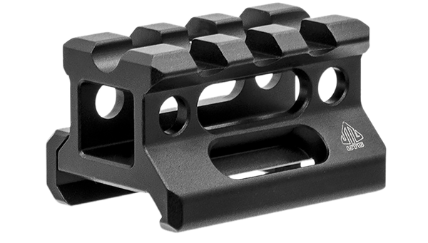 Leapers MTRSX7S Matte Black Aluminum Picatinny Riser Mount