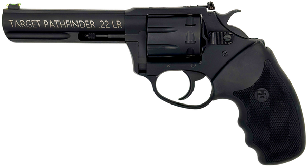Charter Arms Pathfinder Target Lite .22 LR Revolver - 8 Rounds, 4.2" Barrel, Black Frame, Rubber Grip