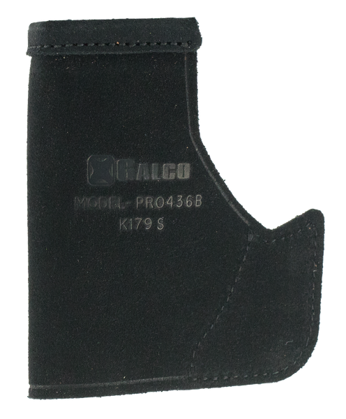 Galco PRO436B Black Leather Pocket Holster for Ruger LCP, Kel-Tec P-32, Diamondback DB, NAA Guardian - Ambidextrous