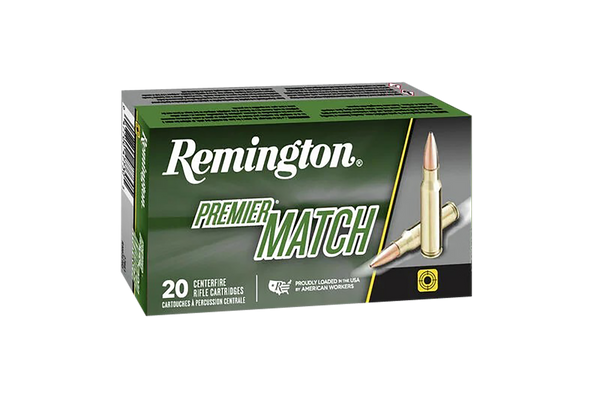 Remington Premier Match 260Rem 140gr Sierra MatchKing BTHP Ammo - 20 Rounds per Box