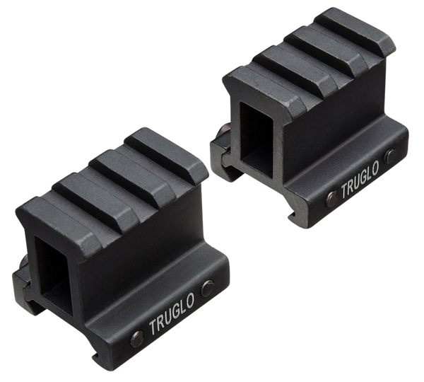 TruGlo TG8992B Picatinny Riser Mount - Matte Black Finish