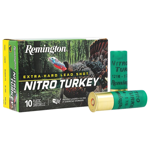 Remington Nitro Turkey 12 Gauge 3.5" 2oz #4 Shot - 10 Rounds/Box