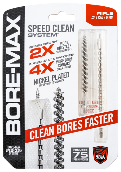 Bore-Max Speed Clean Upgrade Kit for .243 Caliber Rifles by Real Avid