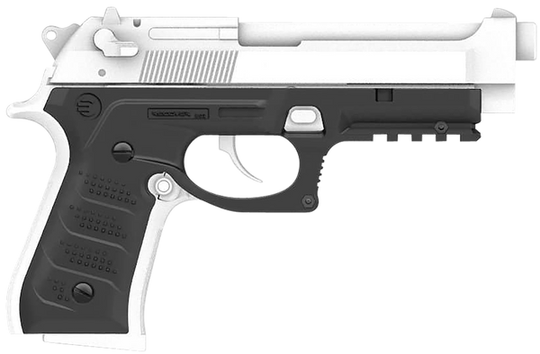 Beretta 92 & M9 Grip & Rail System - Black Polymer Picatinny by Recover Tactical BC2-01
