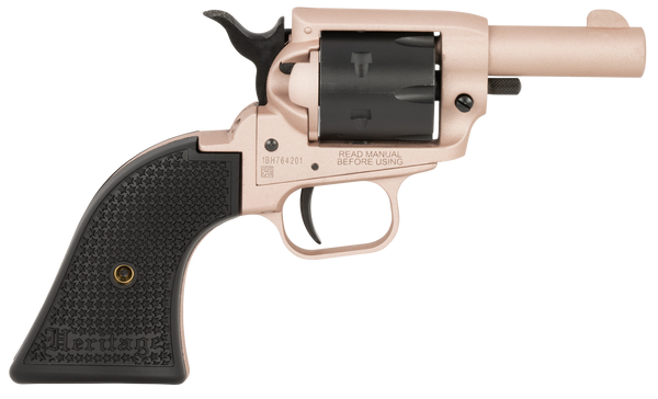 Heritage Mfg BK22Q2 Barkeep .22 LR Revolver - Rose Gold & Black Finish, 6-Shot, 2.68" Barrel