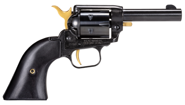 Heritage Mfg BK22B3GLD Barkeep .22 LR Revolver with Gold Accents and Black Laminate Grip