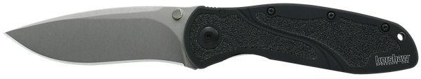 Kershaw 1670S30V Blur Folding Knife with Stonewashed CPM S30V Blade and Black Aluminum Handle