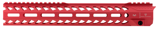 Strike Industries STRIKERAIL AR-15 13.50" M-LOK Red Aluminum Rail