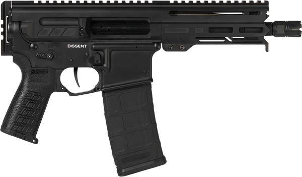 CMMG Dissent 5.56 NATO Pistol with Black Cerakote and Zeroed Trigger