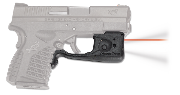 Crimson Trace LL-802 Laserguard Pro Red Laser for Springfield Armory XD-S - Black